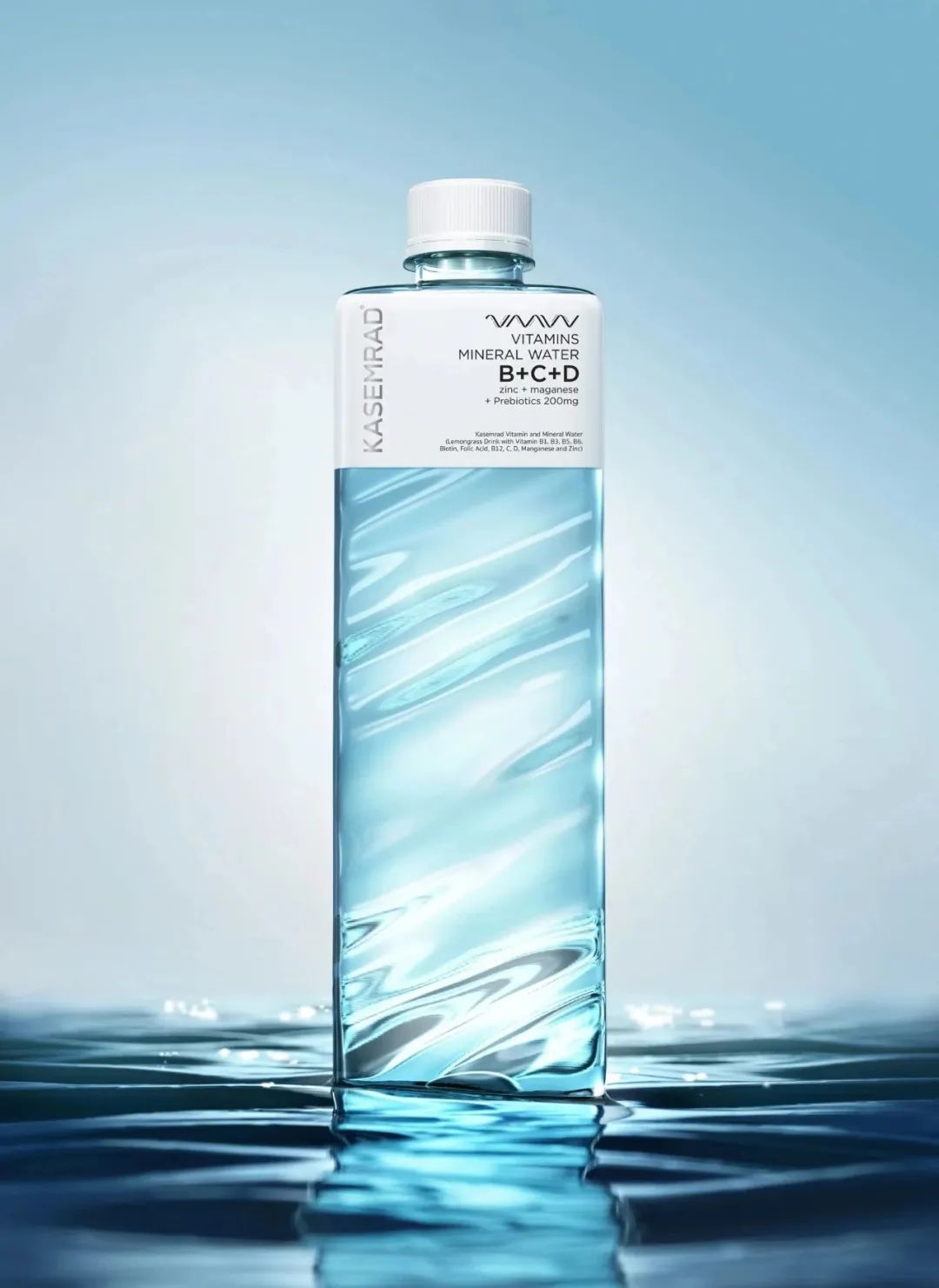 像水一樣靈動(dòng)的瓶子——KASEMRAD維生素礦泉水